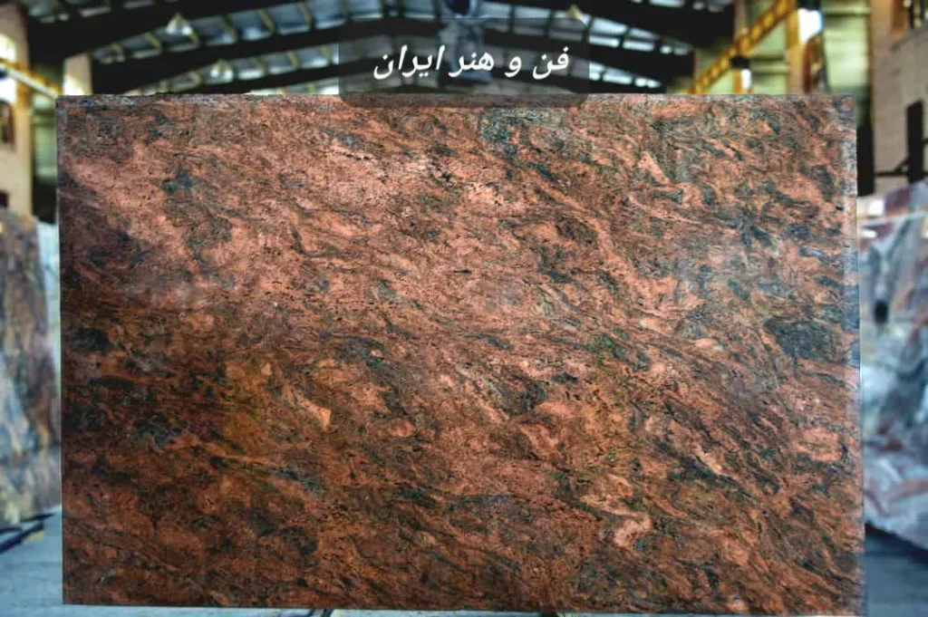 مرمر قهوه‌ای رگه‌دار لوکس