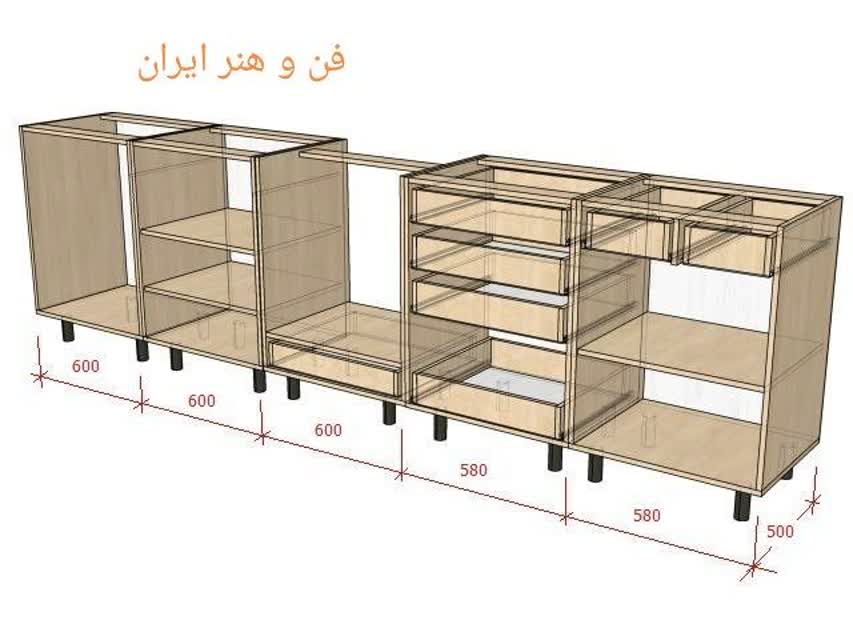 طراحی و ساخت کابینت