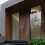 ساخت درب پیوت ترکیبی (فلز و چوب)