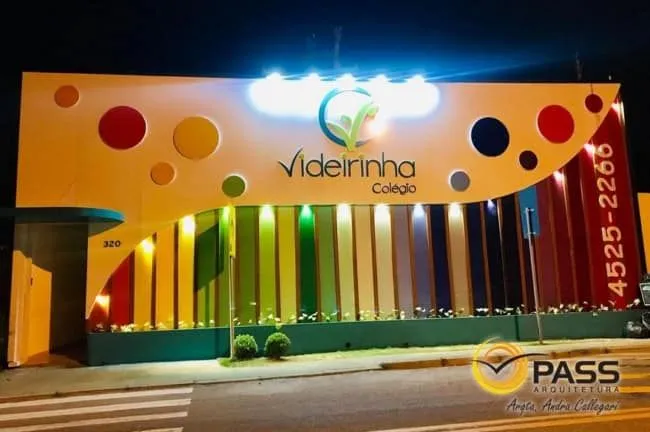 طراحی و ساخت احجام سه بعدی در دیزاین نمای مهد کودک و دبستان